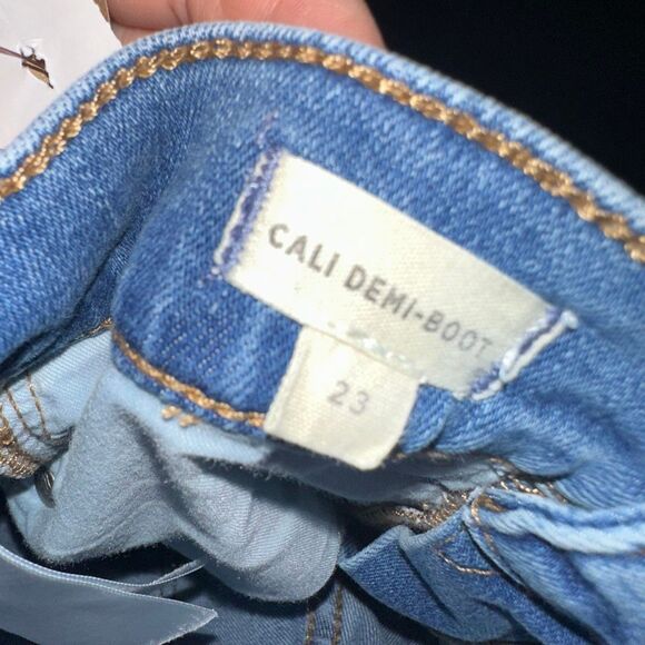 Madewell Cali Demi boot medium wash size 23 normcore jeans - Picture 3 of 4